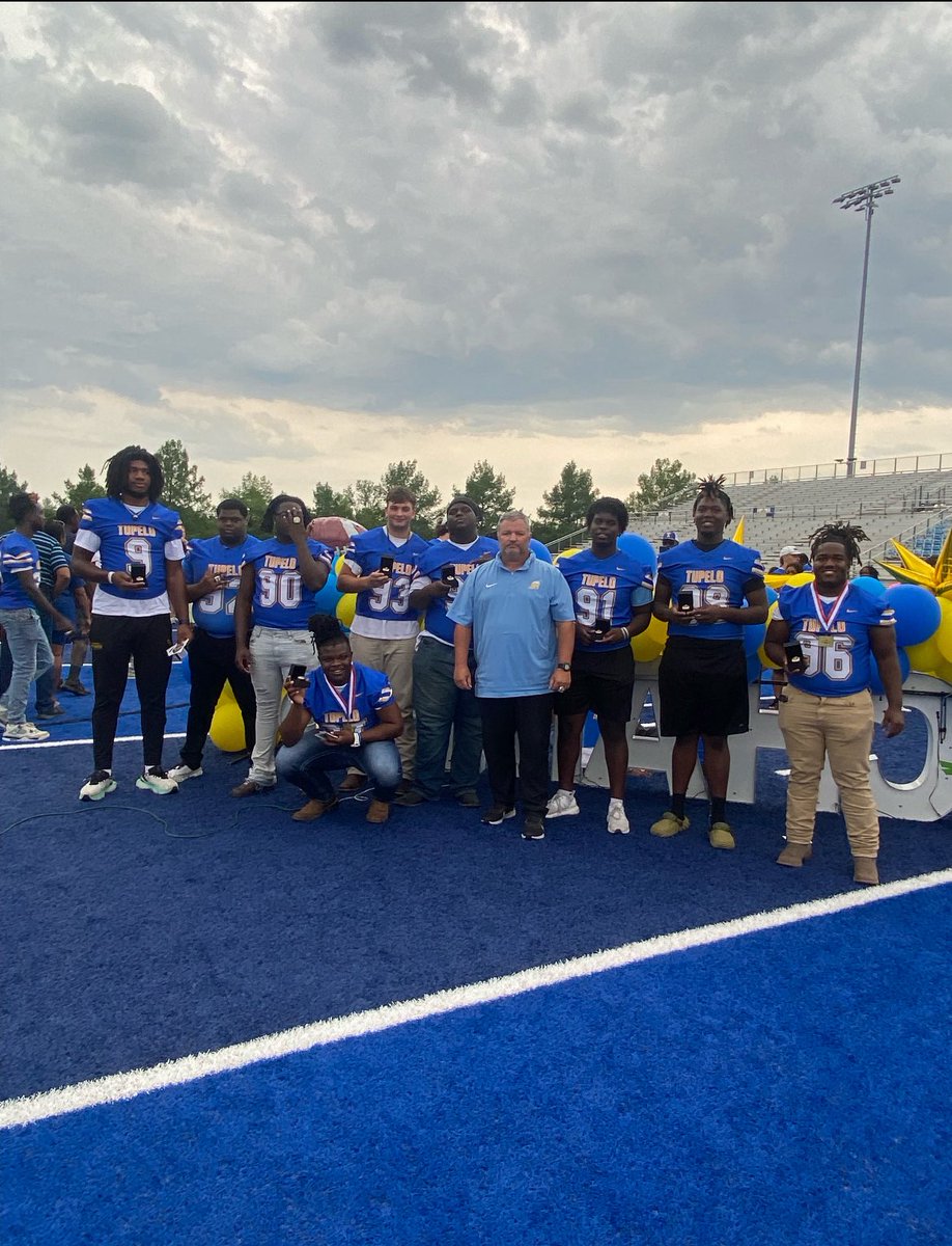 Guys got those rings tonight! Worked their tail off week after week to finally bring that State Championship back to Tupelo!! Truly Blessed to coach them all
