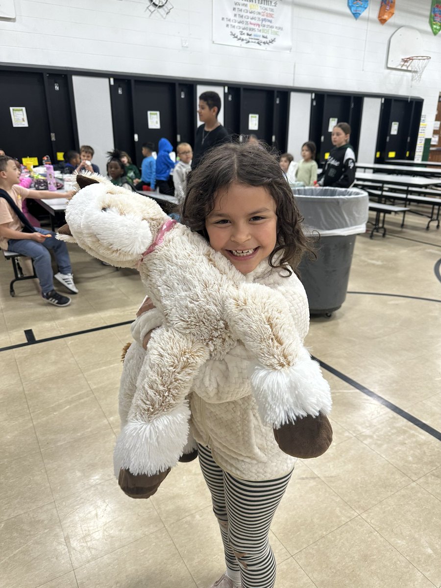 I put my Mustangs up for adoption today as the grand prize for our attendance raffle. These two lucky winners promised they’ll be in good hands next year. 💚 #BeEvergreen