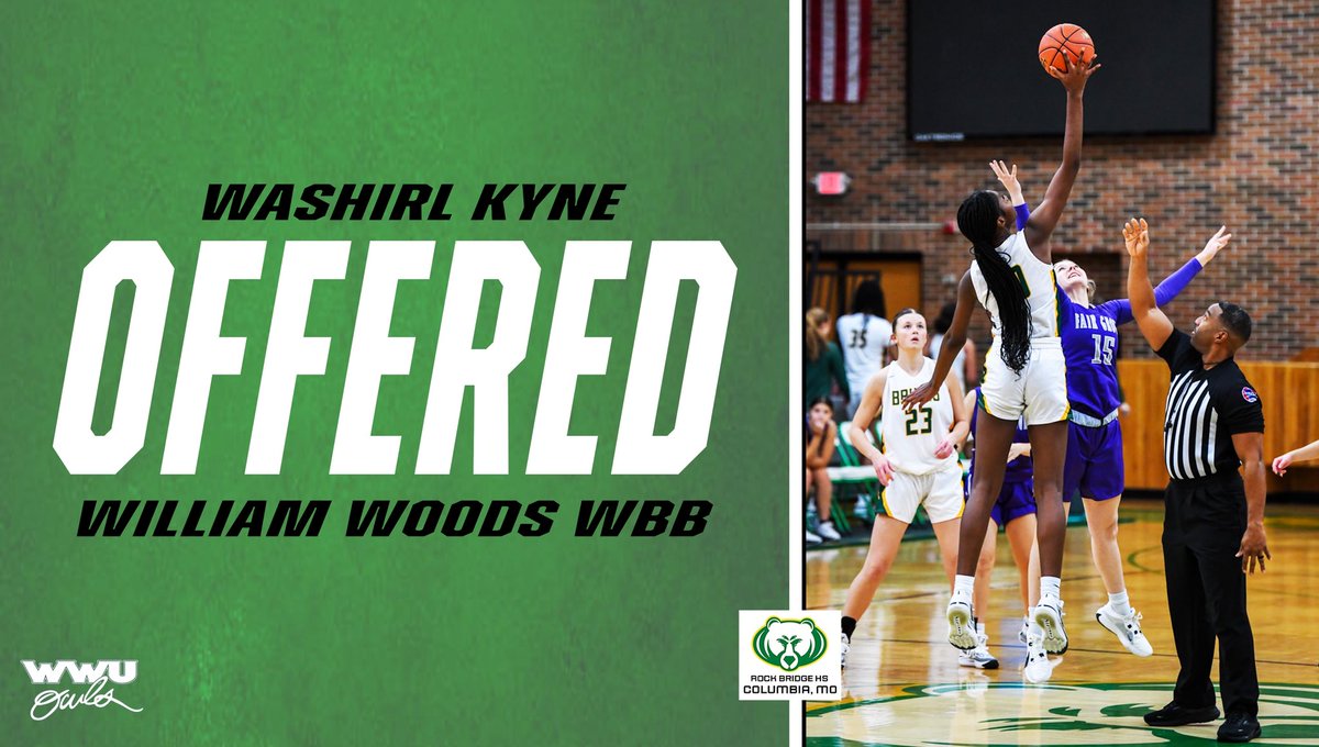 Washirl Kyne (@washirlkyne) on Twitter photo After a great conversation with <a href="/Mo_EyeScott/">Morgan Eye Scott</a> i am excited to receive my first offer to play at the collegiate level. Thank you <a href="/wwuowlsWBB/">William Woods Women's Basketball</a> for the offer, i’m looking forward to visiting the campus!!
<a href="/PorterJ1/">Jason Porter</a>
<a href="/greglogs/">Greg Logsdon</a>
<a href="/MissouriPhenom/">Phenom Basketball</a> After a great conversation with <a href="/Mo_EyeScott/">Morgan Eye Scott</a> i am excited to receive my first offer to play at the collegiate level. Thank you <a href="/wwuowlsWBB/">William Woods Women's Basketball</a> for the offer, i’m looking forward to visiting the campus!!
<a href="/PorterJ1/">Jason Porter</a>
<a href="/greglogs/">Greg Logsdon</a>
<a href="/MissouriPhenom/">Phenom Basketball</a>