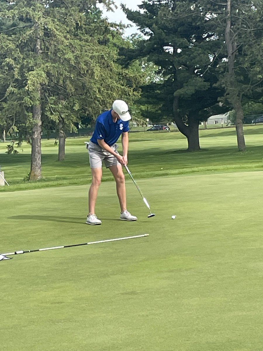 GolfElkhart's tweet photo. Lions 149  Adams 175, now 15-1 (6-1) on the season. JV wins with a 171, moving to 13-1🦁

Ben Divido 36🥇
Steven Webb 36🥇
Cameron Miller 38 
Gabe Kazmierczak 39
Will Cochrane 41

Ryan Molyneaux 37 🥇
Nate Windy 40
Ben Miller 42
Carson Scott 52
@ElkhartHSSports @indianahsgolf https://t.co/fKMnFcUU6i