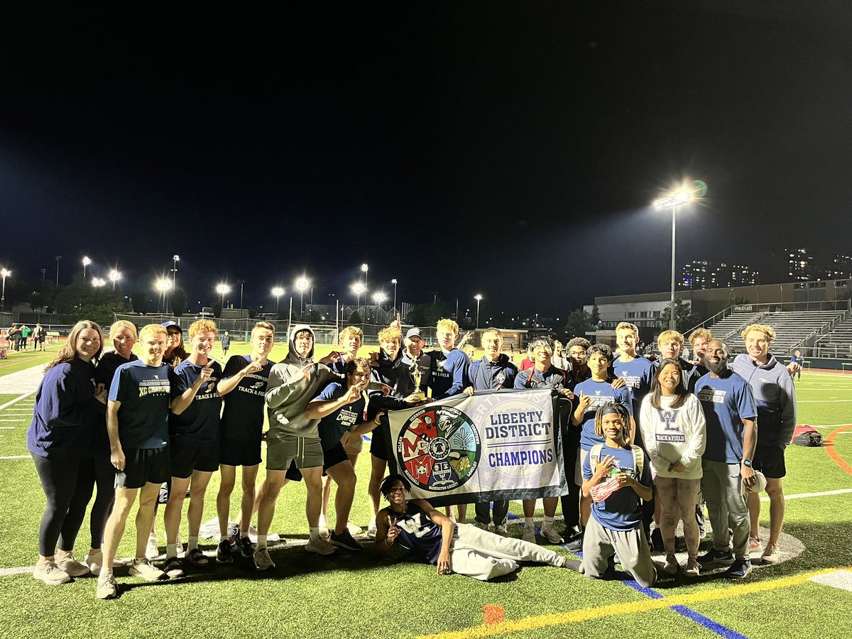 Clean 🧹 sweep for the Generals tonight at the Liberty District Track Championship! GO GENERALS!🏆🥇🏆🥇