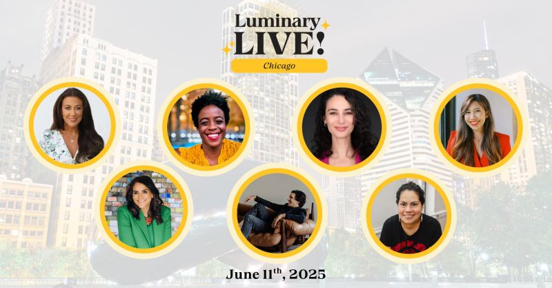 Chicago, I’m coming your way!

I’m so excited to be speaking at Luminary LIVE on June 11 | 2:00 PM, sharing insights on something I’m deeply passionate about: how entrepreneurs can build powerful, authentic personal brands.

weareluminary.com/luminary-live-…