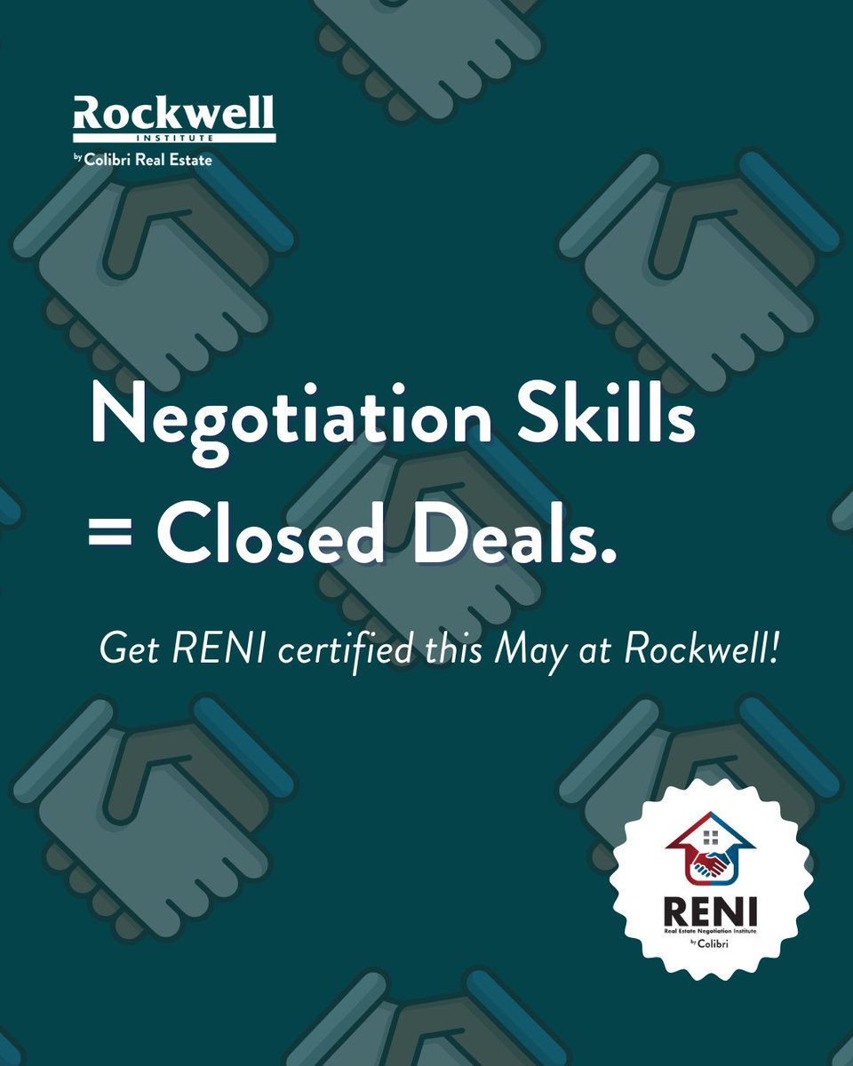 RockwellSchool's tweet photo. Make May the month you master negotiation.

Sharpen your skills with the RENI Certification at Rockwell—your key to real-world strategies that give you the edge in every deal.

Ready to stand out in a competitive market? 🔗 https://t.co/4f9SxG1lmS https://t.co/N8Ooq5qPaf