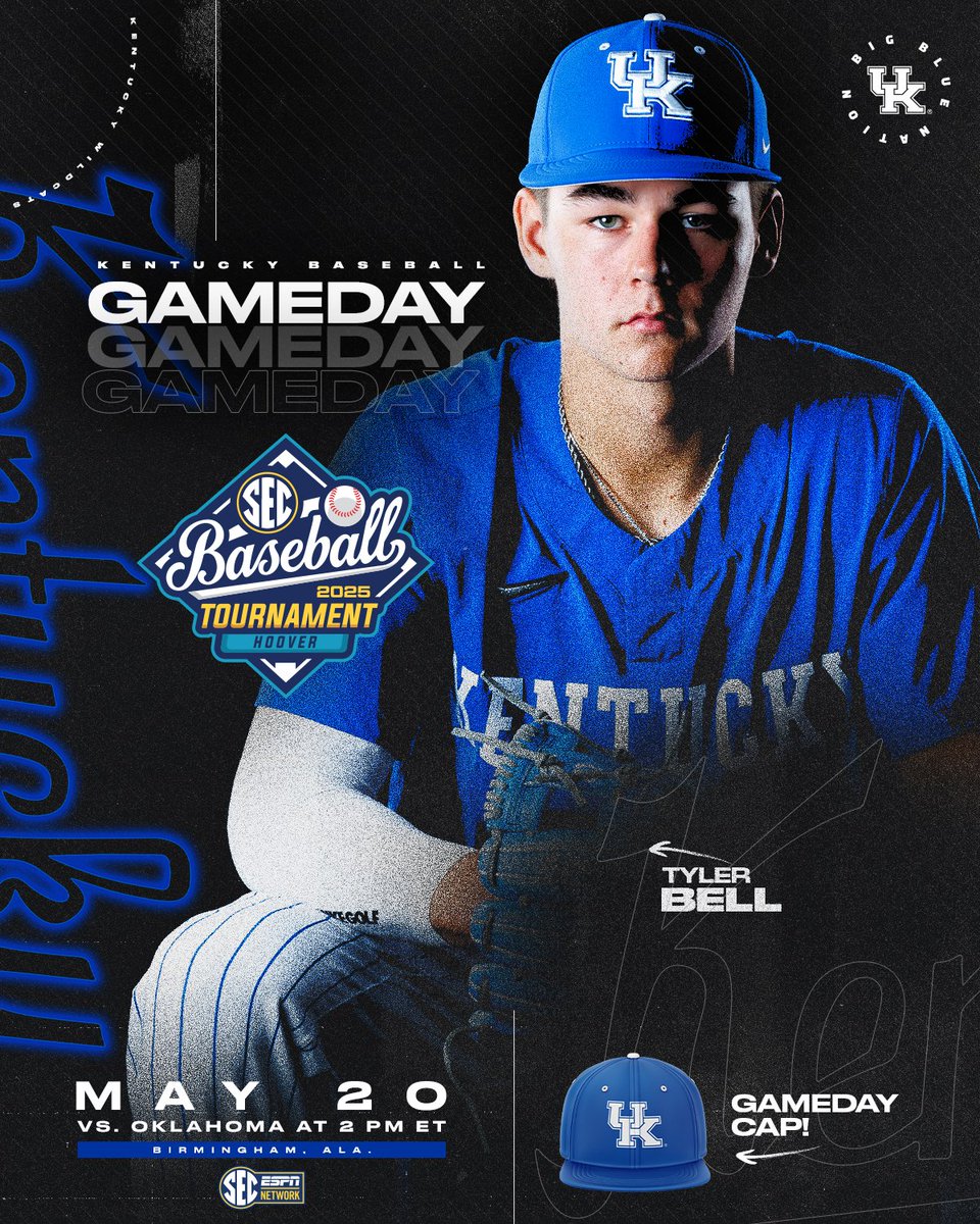 Kentucky Baseball (@ukbaseball) on Twitter photo 🆚 Oklahoma
📍 SEC Tournament
🏟️ Hoover Met
⌚️ aaprox. 2 p.m. ET/1 CT
📺 <a href="/SECNetwork/">SEC Network</a>
📻 <a href="/UKSportsNetwork/">UK Sports Network</a> 🆚 Oklahoma
📍 SEC Tournament
🏟️ Hoover Met
⌚️ aaprox. 2 p.m. ET/1 CT
📺 <a href="/SECNetwork/">SEC Network</a>
📻 <a href="/UKSportsNetwork/">UK Sports Network</a>