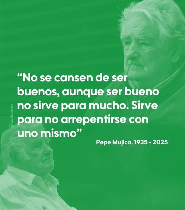 Las buenas personas están hechas de acero inolvidable...