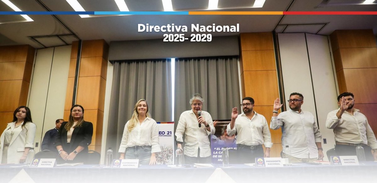 La renovación de nuestra directiva nacional, marca un nuevo capítulo en la construcción de nuestro proyecto político <a href="/CREOEcuador/">Movimiento CREO Ecuador</a> Extendemos nuestras felicitaciones a <a href="/EitelZambranoEc/">Eitel Zambrano</a> <a href="/abcorderoc/">Ana BeIen Cordero</a> y al directorio electo, confiando en su capacidad para liderar con visión y