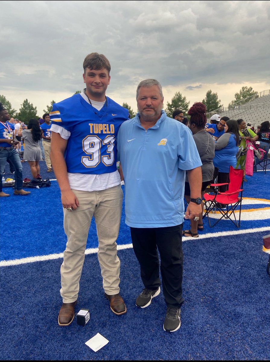 Man so proud of this guy! To get to coach your son and his senior year to go out as State Champions is special! Son proud of you - you worked your tail off for it. Now for you on to the next level- keep being you and I have no doubt you will be as successful there to
