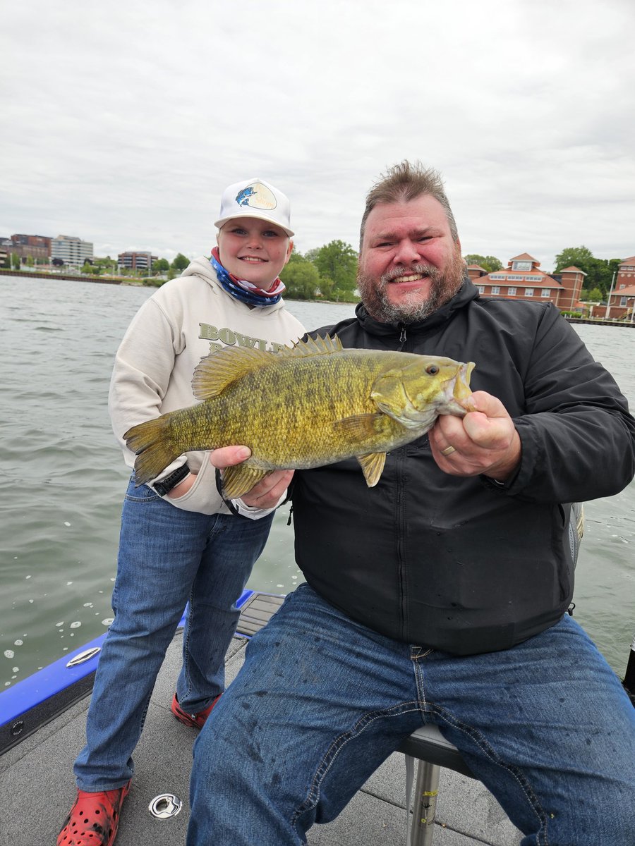 What a fun (mostly) post spawn beat down with my friends from WV.  Danny and the boys are so fun to fish with.  After our fun earlier this spring, they came back to enjoy what May has to offer.  Day 2 is coming tomorrow with a double before this weather gets nasty again.
