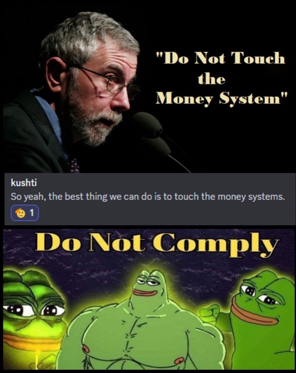 Touch the money systems.