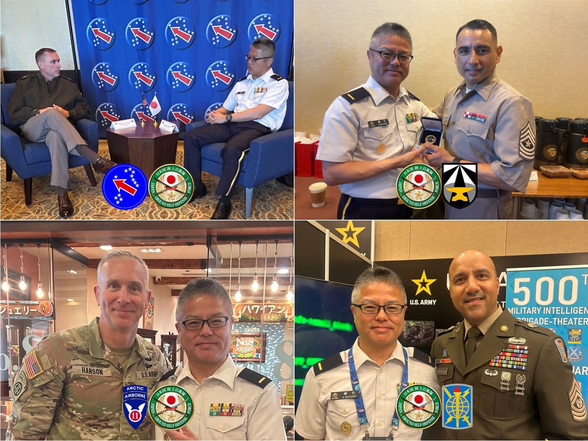 Japan_GSDF's tweet photo. 🇨🇦🇲🇾🇳🇵🇵🇭🇸🇬🇬🇧🇺🇸🇯🇵WO Watahiki, Sergeant Major of the #JGSDF,engaged in discussions with senior enlisted leaders from participating nations at #LANPAC from 13 to 15 MAY 2025.
We shared the perspectives on topics such as personnel development, education and training, and NCO exchanges. Then, we reached a consensus on deepening collaboration at the NCO level, in #Indo_Pacificregion.🇨🇦🇲🇾🇳🇵🇵🇭🇸🇬🇬🇧🇺🇸🇯🇵
