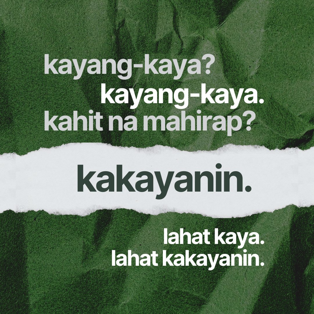 friendly reminder: calm down. you don't need to know everything. you just need to know enough.

kaya natin 'to, future cpas. sabi nga ni sir alan: