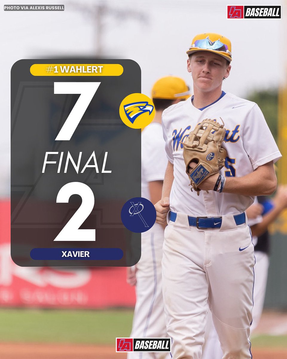 #1 Wahlert with an opening day win against Xavier! Will Pierro was the star showing out 11k’s! 🔥

*Note: Game 2 was postponed after the bottom of the 3rd with Xavier up, 1-0

#iabaseball X #iahsbsb