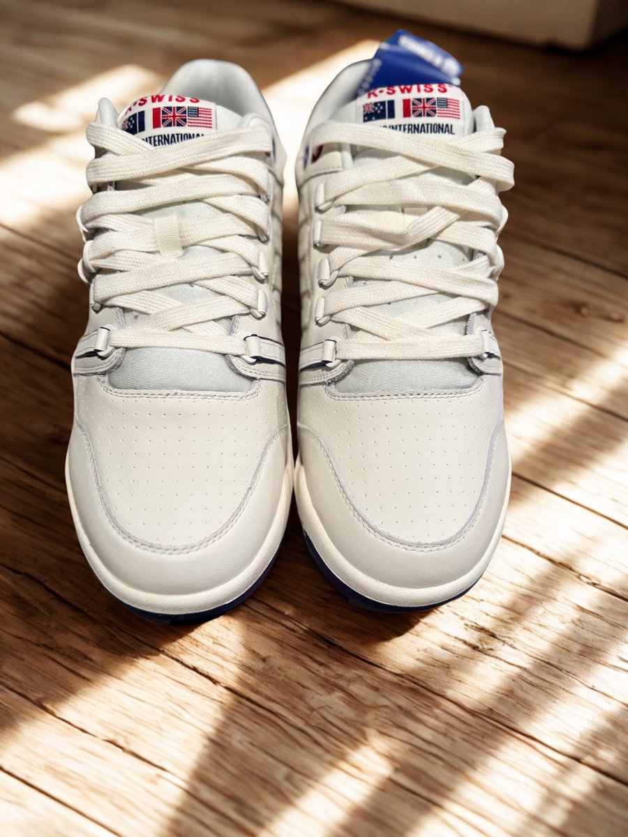GentlemanSole's tweet photo. Partnered up with @KSWISS and @LDRS1354 to bring light to a true icon—the Si-18 International.

Global flags, crisp leather, &amp; throwback tennis vibes that hit hard in 2025.
Proud to help carry the legacy forward.

#KSwiss #SI18 #SneakerHeritage #Ad #LegacyContinues https://t.co/LBjNkctTVv