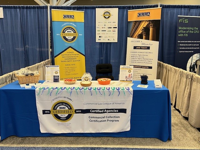 CLLA Certified Agencies are exhibitors at the NACM Credit Congress &amp; Expo in Cleveland, Ohio May 18-21, 2025. Stop by and say hello! Visit clla.org/list-of-certif… for more info.