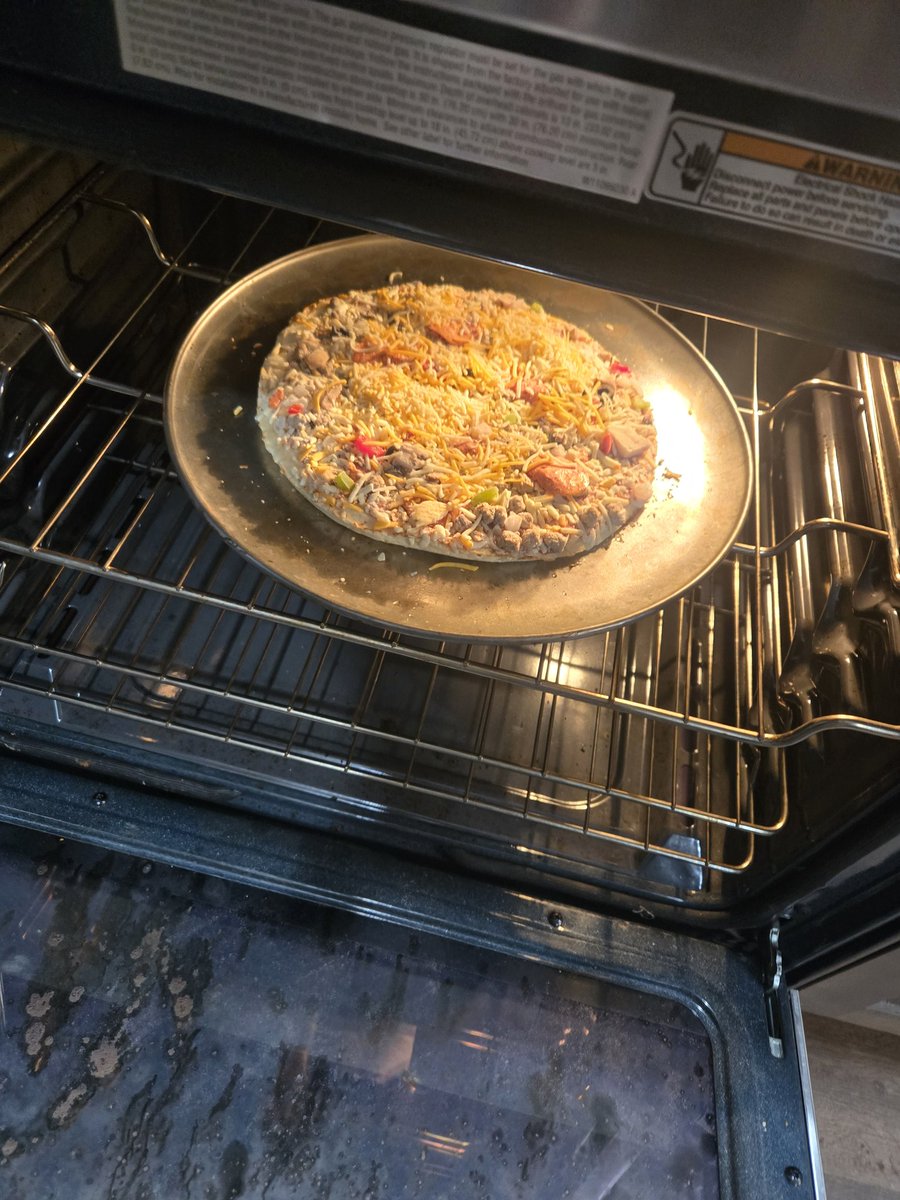 Car Races. PIZZA. SPARKY and I done for the night.   RAIN in progress.