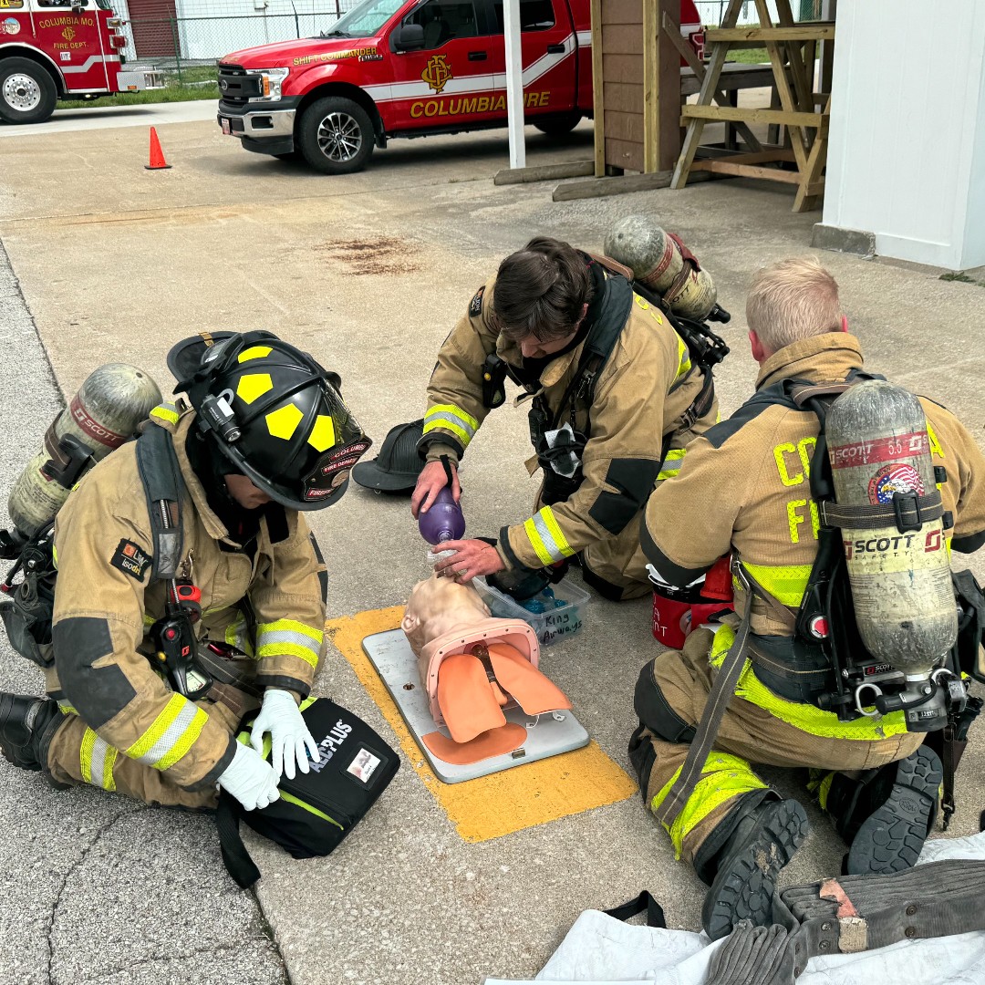 Happy #EMSWeek! Today’s theme: Education.

At the Columbia Fire Department, every firefighter is a licensed EMT. Our crews train constantly to stay ready to deliver life-saving care when it matters most. 💪🚒