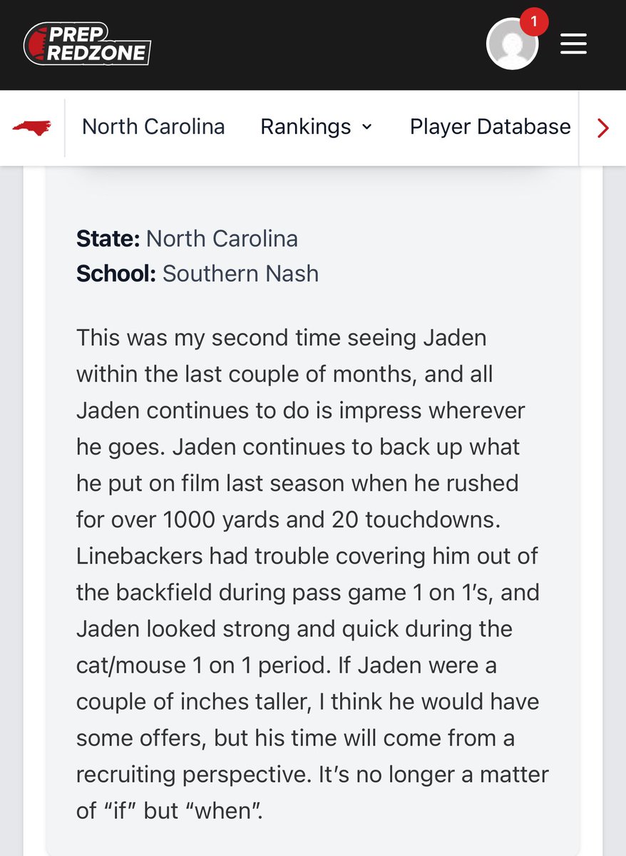 Jaden Hartsfield CLASS OF 2027 (@jadenharts07) on Twitter photo I would like to thank <a href="/PrepRedzoneNC/">Prep Redzone North Carolina</a> for the article that was wrote on the top 5 Running backs at the <a href="/CFIShowcases/">CFI Showcase Camps</a>. I would like to thank <a href="/PrepRedzoneNC/">Prep Redzone North Carolina</a> for the article that was wrote on the top 5 Running backs at the <a href="/CFIShowcases/">CFI Showcase Camps</a>.