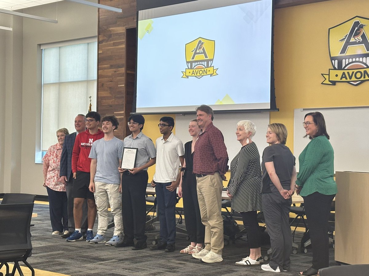 Matt Hines (@matthines10) on Twitter photo An evening of Avon excellence celebrating our 2025 retirees with 300+ years of experience serving students and staff <a href="/OrioleTweets/">Avon Community School Corporation</a> and to top the night off recognizing our <a href="/avonorchestra/">Dean Westman</a> State Champions and <a href="/APCalcTchr/">Tony Record</a> Calculus State Champions! #WeAreAvonWeAreOne An evening of Avon excellence celebrating our 2025 retirees with 300+ years of experience serving students and staff <a href="/OrioleTweets/">Avon Community School Corporation</a> and to top the night off recognizing our <a href="/avonorchestra/">Dean Westman</a> State Champions and <a href="/APCalcTchr/">Tony Record</a> Calculus State Champions! #WeAreAvonWeAreOne