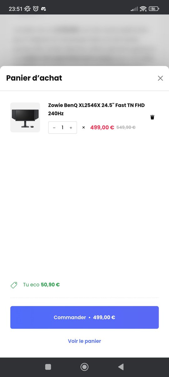 Les mecs j'ai 500e de budget pour un écran 240hz je sais pas quoi prendre.
 J'ai vu celui-là y'a mieux ou pas ?