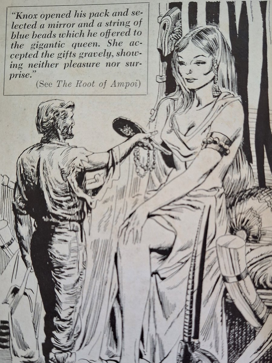 &gt;Be Me
&gt;Finds this Illustration on the back of a pulp zine from the 60s
&gt;"Huh, I wonder who wrote The Root of Ampoi?"
&gt;Googles
&gt;It's Clark Ashton Smith
&gt;"I'm shocked! Shocked! Well, not that shocked..."