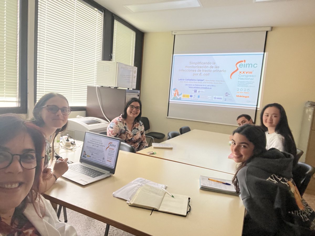 Azumora (@azumora3) on Twitter photo 🙌🏻Exiting day & sessions with our TFG & PhD students:
🚀#wildboar as #AMR sentinel
🚀#FoodSafety & 🐗
🚀#UTI surveillance <a href="/SEIMC_/">SEIMC</a> <a href="/SEMicrobiologia/">SEM</a>
#Leticia <a href="/VaneGarciaMndez/">Vanessa García</a> <a href="/CampusTerraUSC/">Campus Terra USC</a> funded by <a href="/AgEInves/">Agencia Estatal de Investigación</a> 🙌🏻Exiting day & sessions with our TFG & PhD students:
🚀#wildboar as #AMR sentinel
🚀#FoodSafety & 🐗
🚀#UTI surveillance <a href="/SEIMC_/">SEIMC</a> <a href="/SEMicrobiologia/">SEM</a>
#Leticia <a href="/VaneGarciaMndez/">Vanessa García</a> <a href="/CampusTerraUSC/">Campus Terra USC</a> funded by <a href="/AgEInves/">Agencia Estatal de Investigación</a>