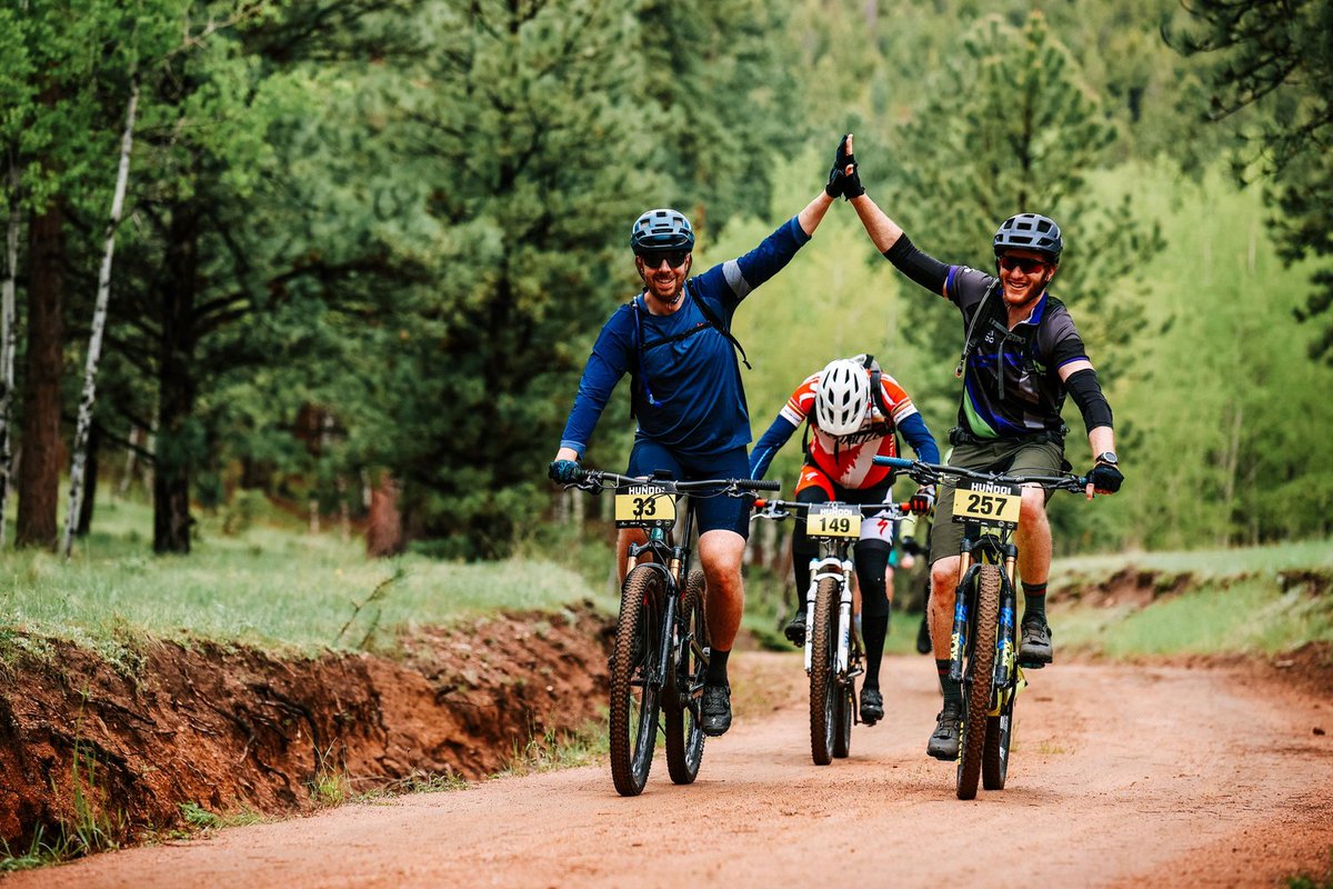 The Hundo on 6/14 is a beloved mountain bike race in the Buffalo Creek. Join the waitlist for the Hundo &amp; the 64k Hundito, benefiting the Colorado High School Cycling League, Colorado Mountain Bike Association &amp; Lucky to Ride. #BicycleColoradoEventMember thehundo.org