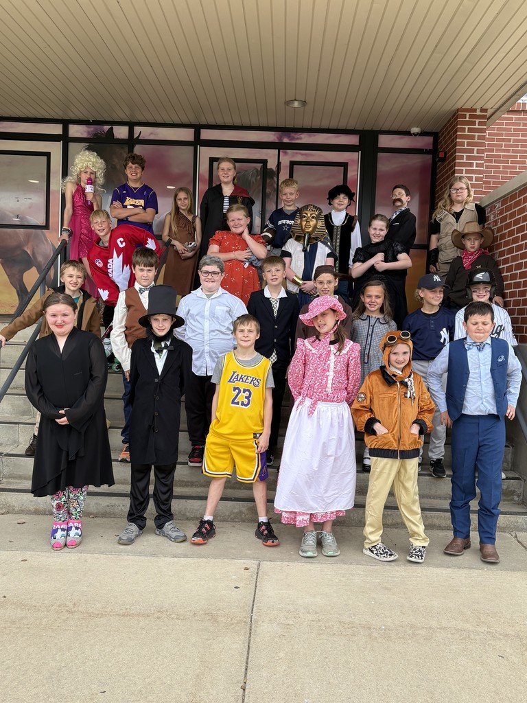 Last Thursday, Mrs. Brown's class held her annual Wax Museum. The 4th grade students had to read a biography, take notes, then write their speeches. On Wax Museum day, they gave their speeches in costume as the person they had studied. They did a wonderful job!