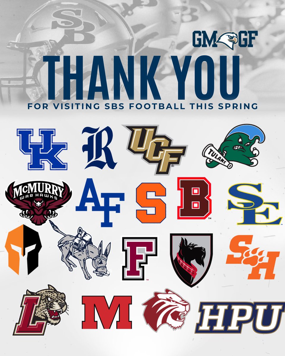 Beck Brydon (@coachbrydon) on Twitter photo In a world of transfer portal acquisition its great to see some colleges still visiting HS campuses. Many thanks to those Coaches who met with our <a href="/SBS_Houston/">SecondBaptistSchool</a> student-athletes this spring. In a world of transfer portal acquisition its great to see some colleges still visiting HS campuses. Many thanks to those Coaches who met with our <a href="/SBS_Houston/">SecondBaptistSchool</a> student-athletes this spring.