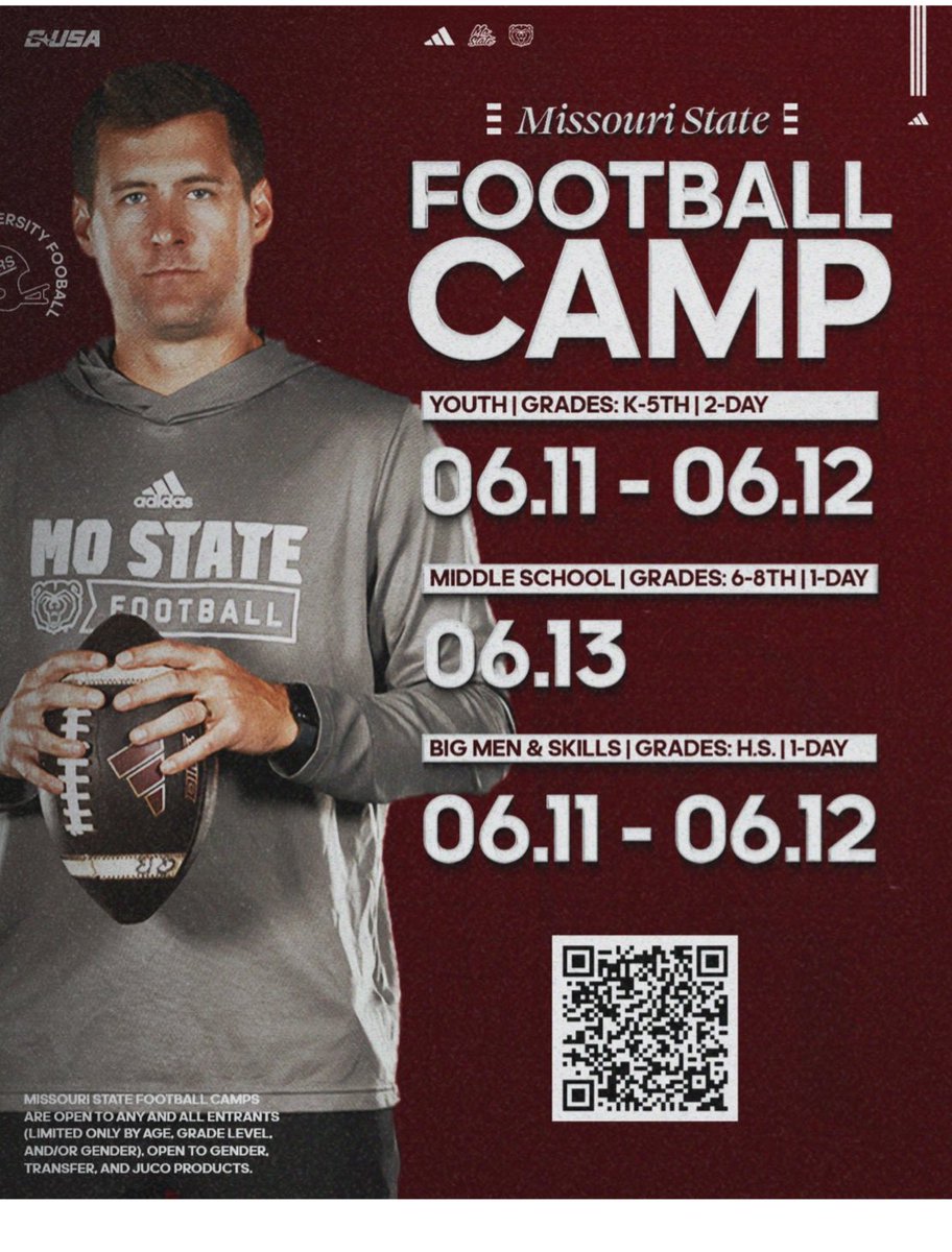 Ethan/BB Williams (@bb_williams_fb) on Twitter photo Thank you <a href="/MaxFraney/">Max Franey</a> from <a href="/MoStateFootball/">Missouri State Football</a> for the prospect camp invite!!!
<a href="/IlyanMartinez/">Coach Martinez</a> <a href="/Coach_Aguero/">Coach Aguero</a> <a href="/TheMattValadez/">Coach Valadez</a> <a href="/Coach_LuiGar/">Coach Luis Garcia</a> <a href="/FHS_Tiger_FB/">Floresville Tiger Football</a> <a href="/TheProgram2015/">The Program</a> <a href="/prospects_texas/">Texas Top Prospects</a> @_Eliteprospects Thank you <a href="/MaxFraney/">Max Franey</a> from <a href="/MoStateFootball/">Missouri State Football</a> for the prospect camp invite!!!
<a href="/IlyanMartinez/">Coach Martinez</a> <a href="/Coach_Aguero/">Coach Aguero</a> <a href="/TheMattValadez/">Coach Valadez</a> <a href="/Coach_LuiGar/">Coach Luis Garcia</a> <a href="/FHS_Tiger_FB/">Floresville Tiger Football</a> <a href="/TheProgram2015/">The Program</a> <a href="/prospects_texas/">Texas Top Prospects</a> @_Eliteprospects