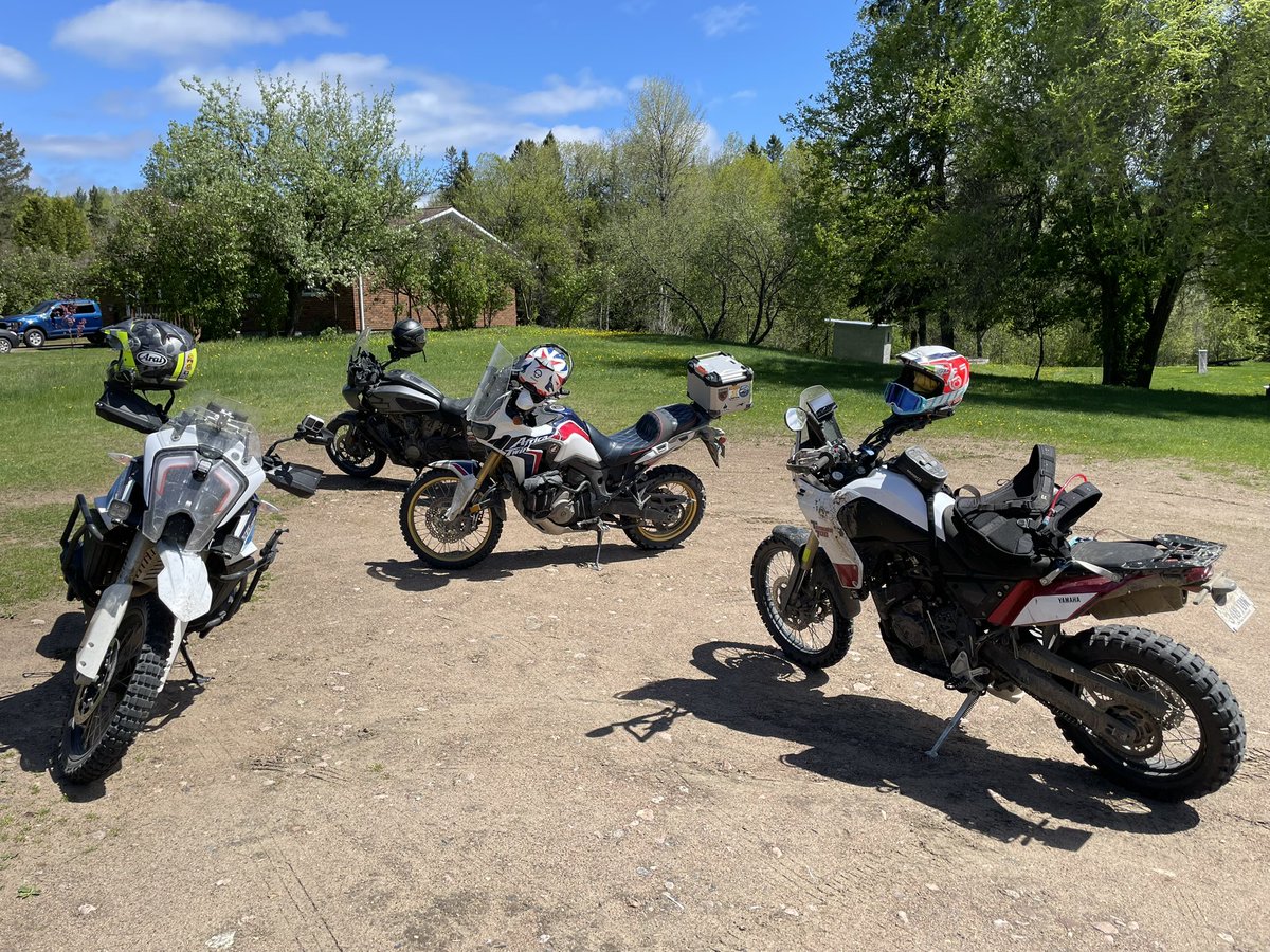 SO stoked I finally got to ride through #Letterkenny ON on this year’s big adventure bike trip 😊.

Had the Letterkenny fried chicken wrap at Country Fried and was not disappointed, 5 stars from the Hungarian judge.