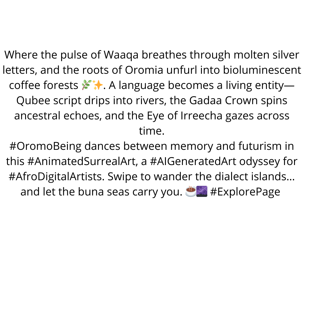 AfriKabakata's tweet photo. #africa #cuture #afro  #ai #digitalart #artist #surreal #language #aiart  #surrealart  #ethiopianart #afrofuturism #digitalstorytelling #creativeai  #culturalheritage #languageart #exploreafrica #artoftheday https://t.co/ZDWA50v53k