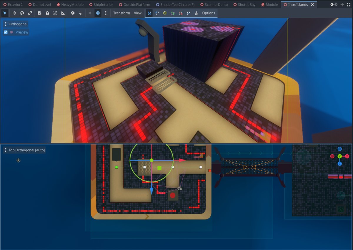 Balancing the opening area of my demo. Simple but interesting.  Introduce key concepts without overwhelming. And set the scene for the story at the same time. It's a fine art. And one which I am still learning...