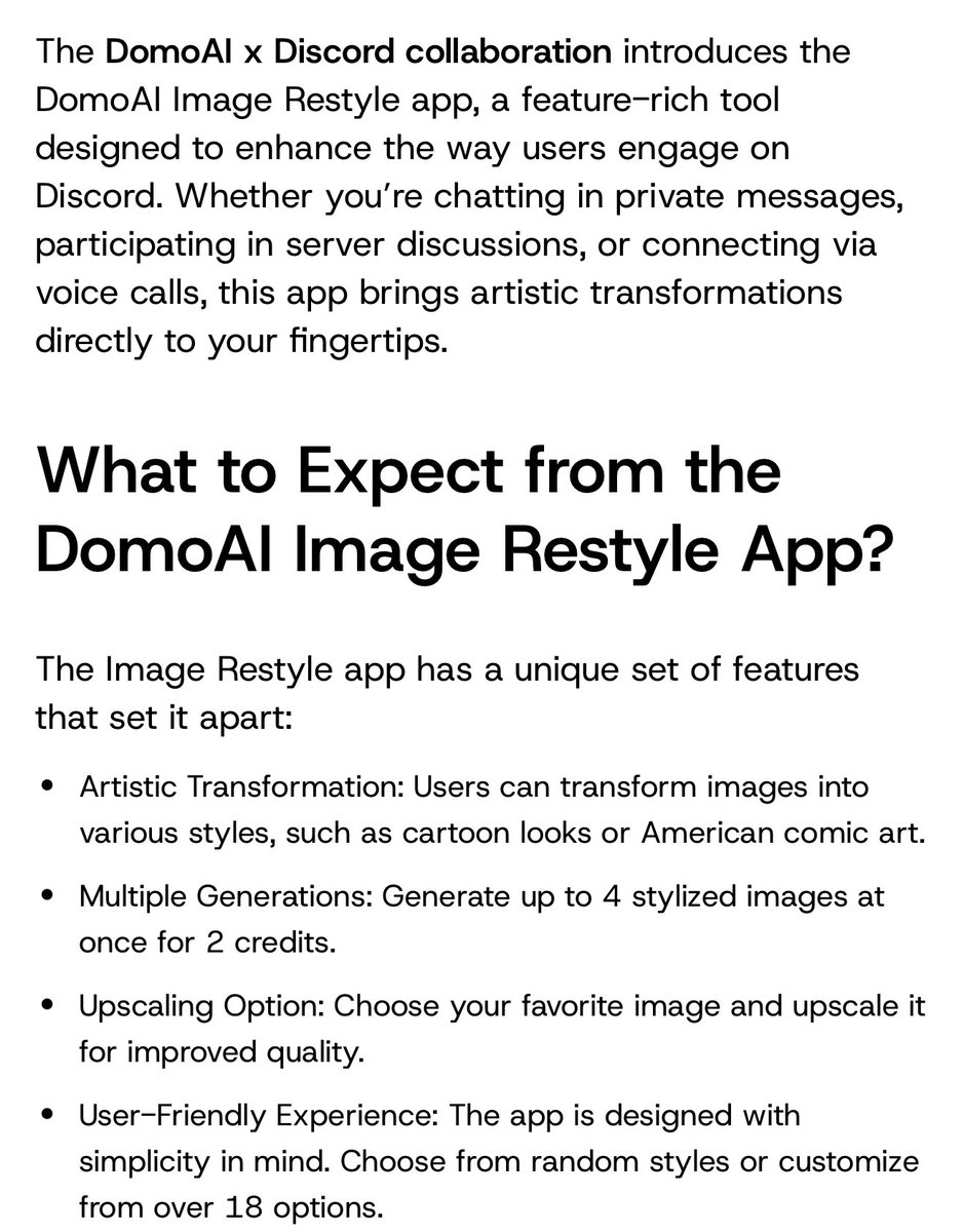 Please share this everywhere
Discord is partnering with DomoAI and will use any image you send so use a watermark dear artists out there :(

( 4/5 )

#promotwt #twt