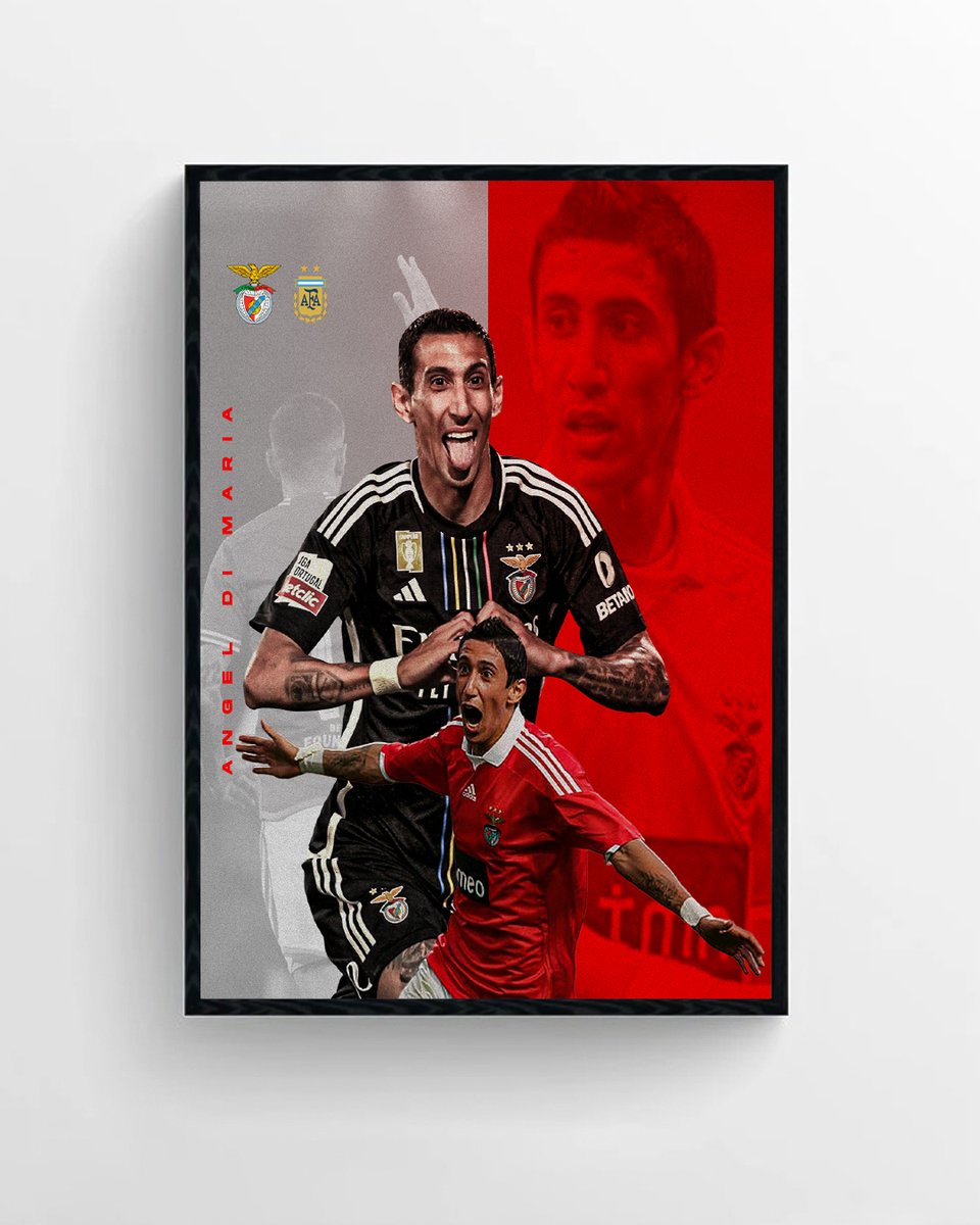 🇦🇷Ángel Di María despede-se oficialmente do <a href="/slbenfica/">SL Benfica</a> este domingo na final da Taça de Portugal

Um craque que encantou os adeptos🔴⚪

Criámos um quadro exclusivo de homenagem 🖼️

⚡Disponível em formatos A3 e A4

📩 Envia mensagem privada para garantir o teu exemplar!