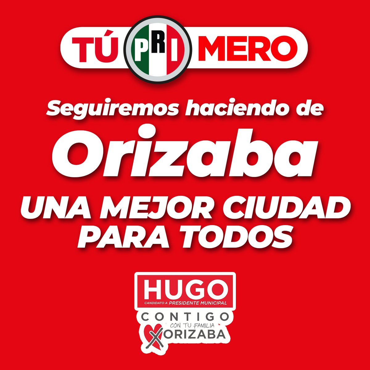 PRI_Nacional's tweet photo. Con Hugo Chaín en la Presidencia Municipal de Orizaba, ampliaremos rutas gratuitas de transporte, mejoraremos viviendas con Enchula tu casa, habrá médico en casa y protección animal. ¡Compromisos reales! 💪🏡🚌🐾 #HugoCONTIGO #HugoxOrizaba https://t.co/OvQyS40iU9