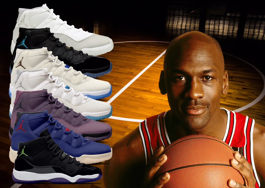 SoleRetriever's tweet photo. Jordan Brand has SEVEN different Air Jordan 11 releases lined up for Holiday 2025 🗓️

It would cost you $1,625 to buy every pair at retail 🤯💰 https://t.co/yR8aegmOvk
