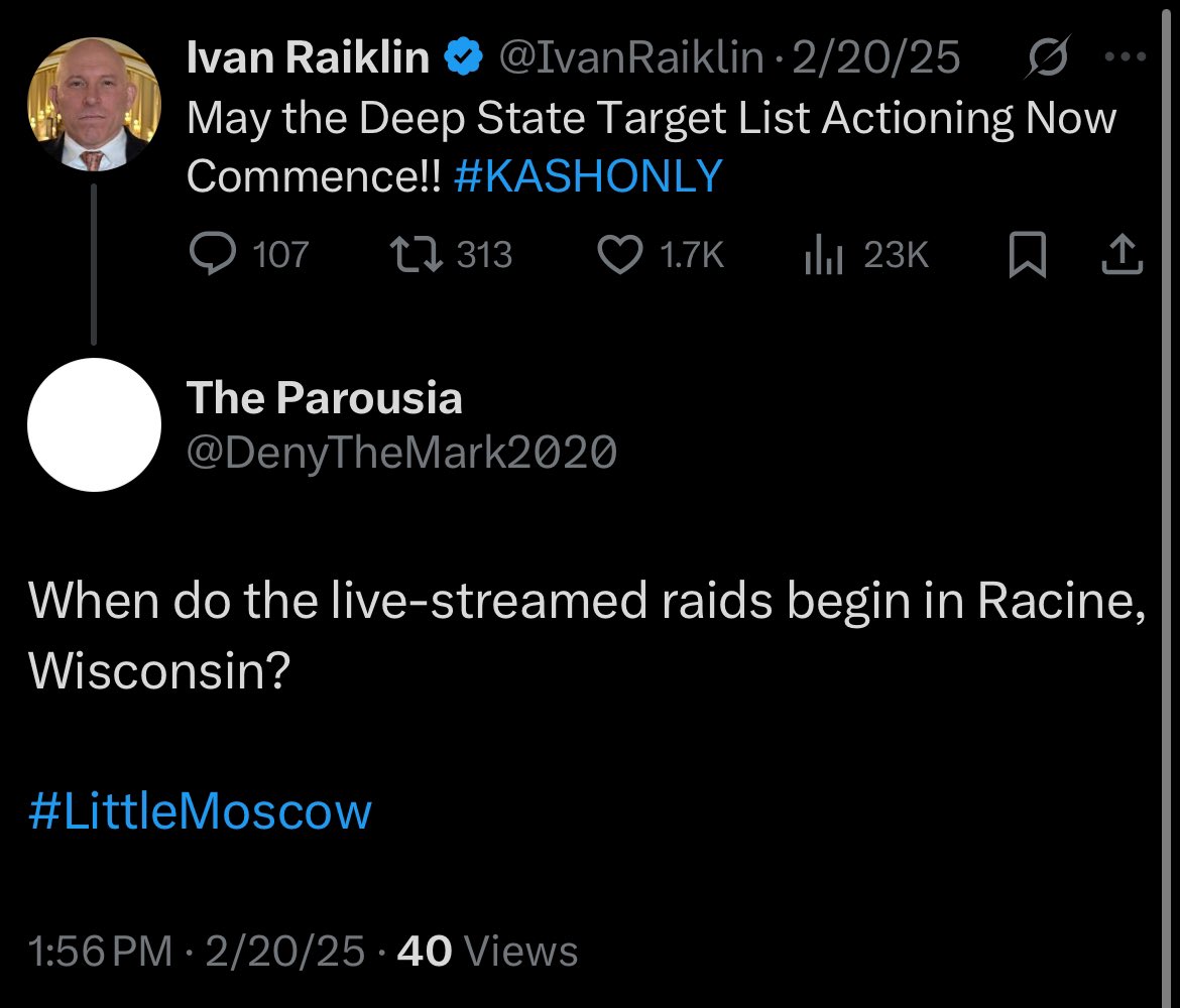 down_zulu's tweet photo. @IvanRaiklin @dbongino @Kash_Patel @MariaBartiromo OH NO #KASHONLY BROS
ARE WE HAVING REGRETS?
https://t.co/RMnklv7pXV https://t.co/gXNwl9qnIY