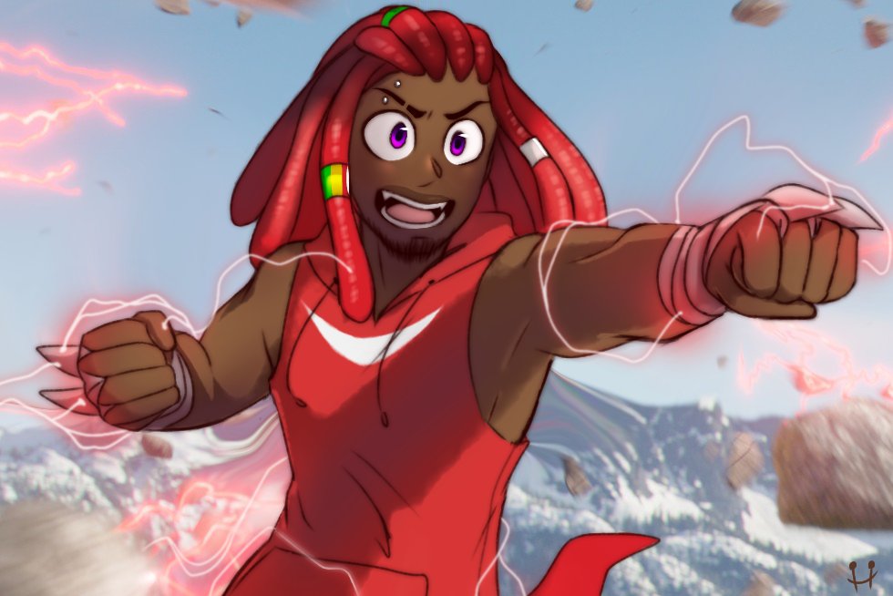JeffWhite200's tweet photo. Artists show me an old piece that you still consider your favorite!
This is from 2024 after watching the Knuckles series. I just had to redraw this moment lol
#Knuckles #KnucklesTheEchidna #humanknuckles #fanart #art #Knucklesshow #sonichumans https://t.co/qKolpXsfx2