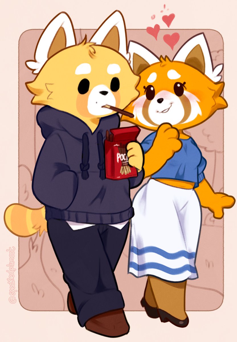 ponysexy58's tweet photo. Resasuke, it's not a good time to eat that candy around her! And ouch, Retsuko, it's not what you think...!
Drawn by @puppeypawbs
Thank you very much!
#sfw #furry #aggretsuko #retsuko #resasuke #colored #red_panda https://t.co/PUNskkRvJv