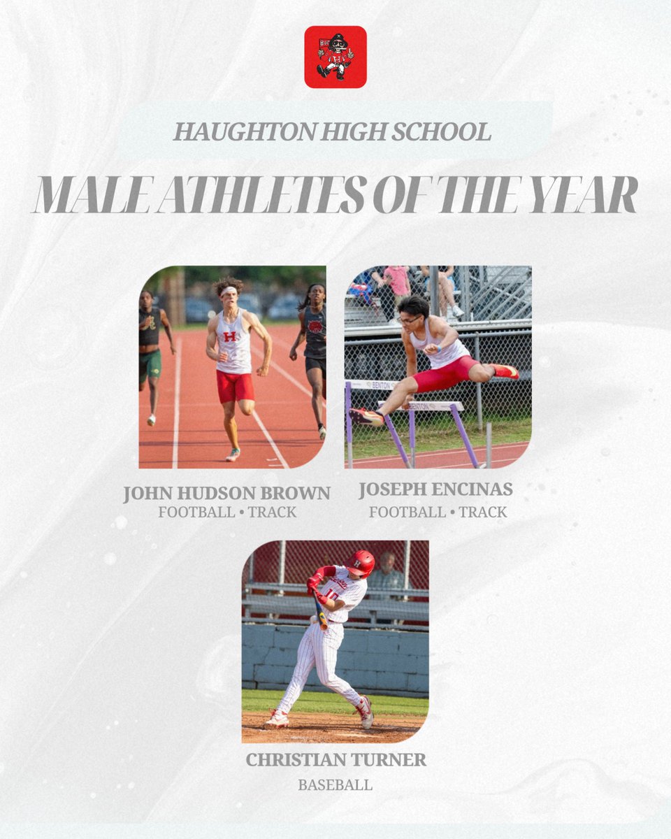 2024-2025 Haughton High School Male Athletes of the Year