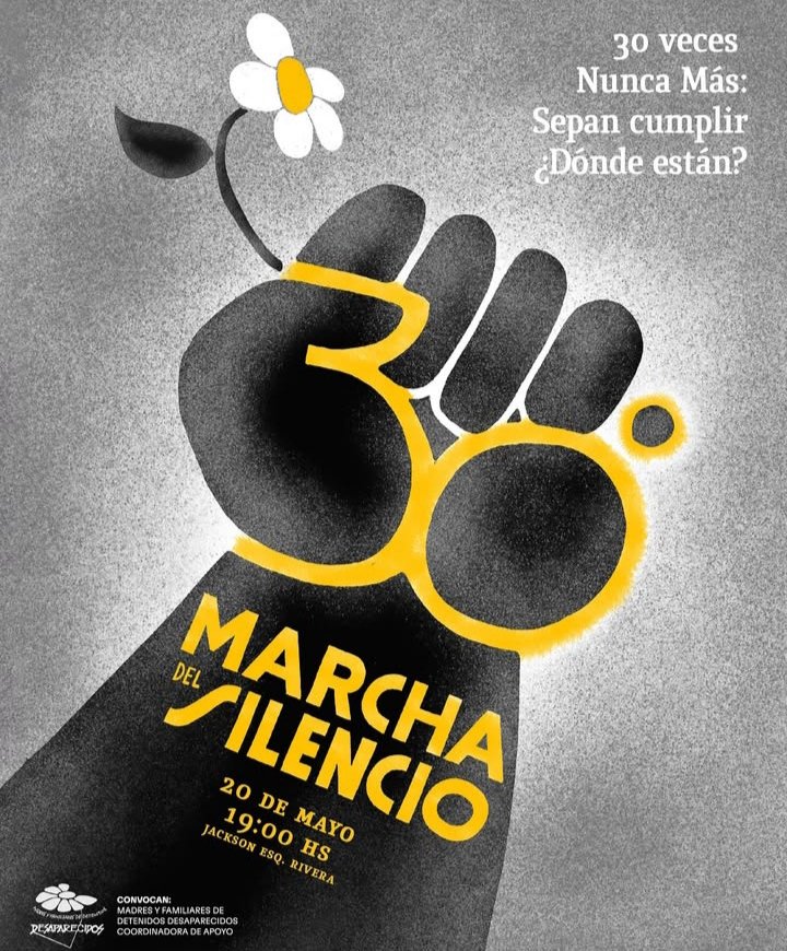 #30marchadelsilencio  <a href="/famides/">ふぁみ</a>  @Memoriaenlibertad  #nuncamas  30 veces Nunca Más  Sepan cumplir Donde están?