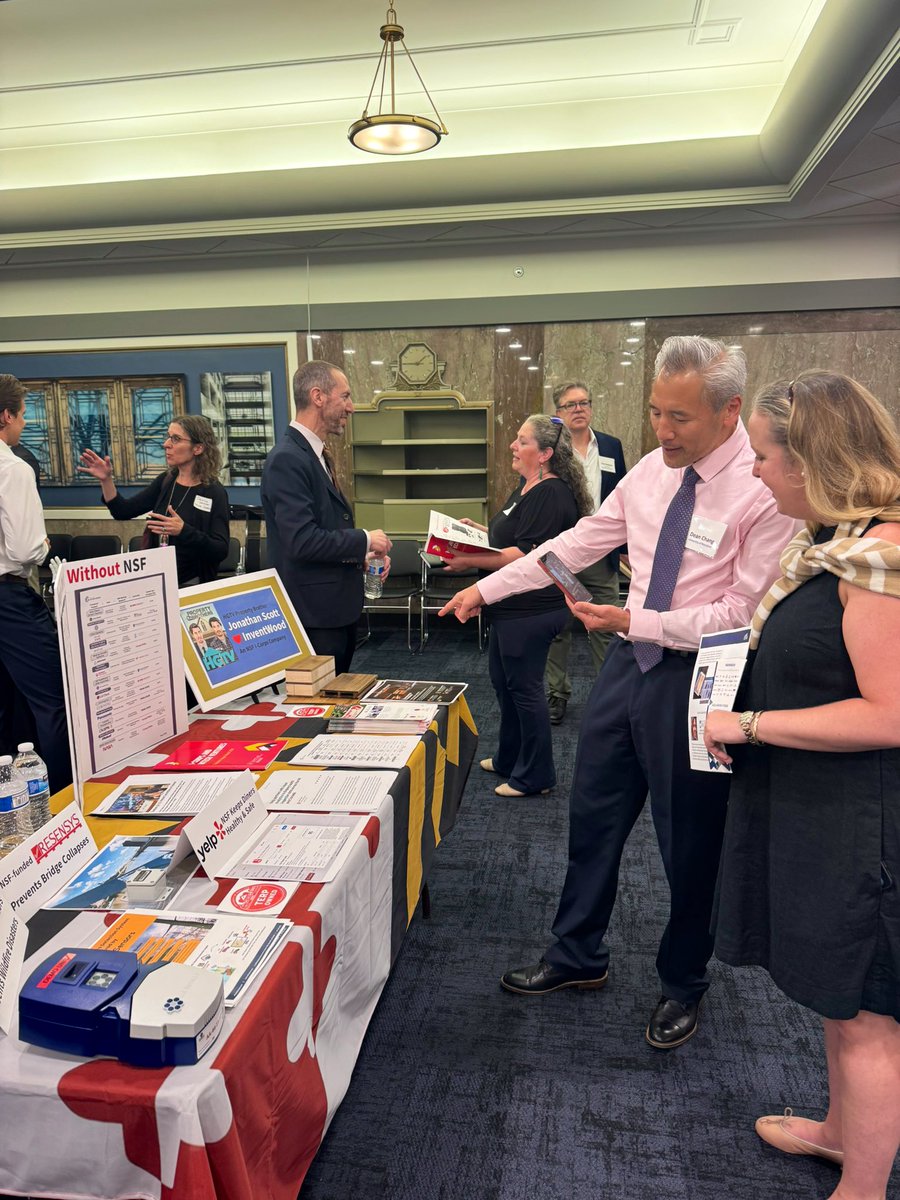 UMD Govt Affairs (@umdgovtaffairs) on Twitter photo Thanks to everyone who came to the #CNSF showcase on the Hill to see some of the great work supported by <a href="/NSF/">U.S. National Science Foundation</a>! #UMD’s <a href="/NSF/">U.S. National Science Foundation</a>-funded I-Corps Node has helped thousands of federally funded scientists and entrepreneurs launch hundreds of startups that have raised over $1 bil in funding Thanks to everyone who came to the #CNSF showcase on the Hill to see some of the great work supported by <a href="/NSF/">U.S. National Science Foundation</a>! #UMD’s <a href="/NSF/">U.S. National Science Foundation</a>-funded I-Corps Node has helped thousands of federally funded scientists and entrepreneurs launch hundreds of startups that have raised over $1 bil in funding