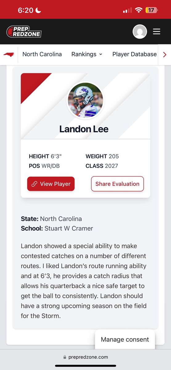 Landon Lee (@landonlee2309) on Twitter photo Big season coming up⚡️⚡️
<a href="/RecruitSCramer/">Stuart Cramer Football Recruiting</a> <a href="/542Simmons/">Ashton Simmons</a> <a href="/pepman704/">Matt Morrow</a> <a href="/PrepRedzoneNC/">Prep Redzone North Carolina</a> Big season coming up⚡️⚡️
<a href="/RecruitSCramer/">Stuart Cramer Football Recruiting</a> <a href="/542Simmons/">Ashton Simmons</a> <a href="/pepman704/">Matt Morrow</a> <a href="/PrepRedzoneNC/">Prep Redzone North Carolina</a>