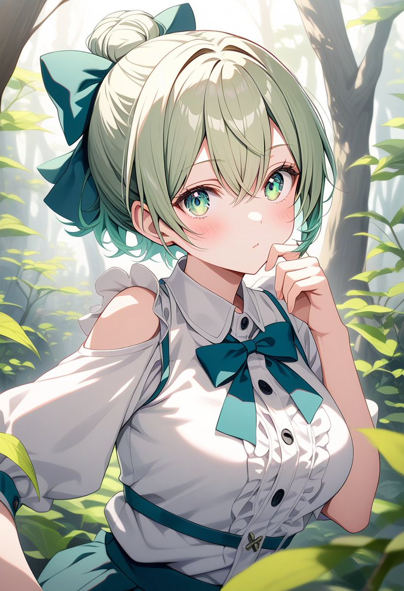 #いいねした人フォローする
#イラスト 
十二石序列12位　最下位の石ペリドット
属性　木