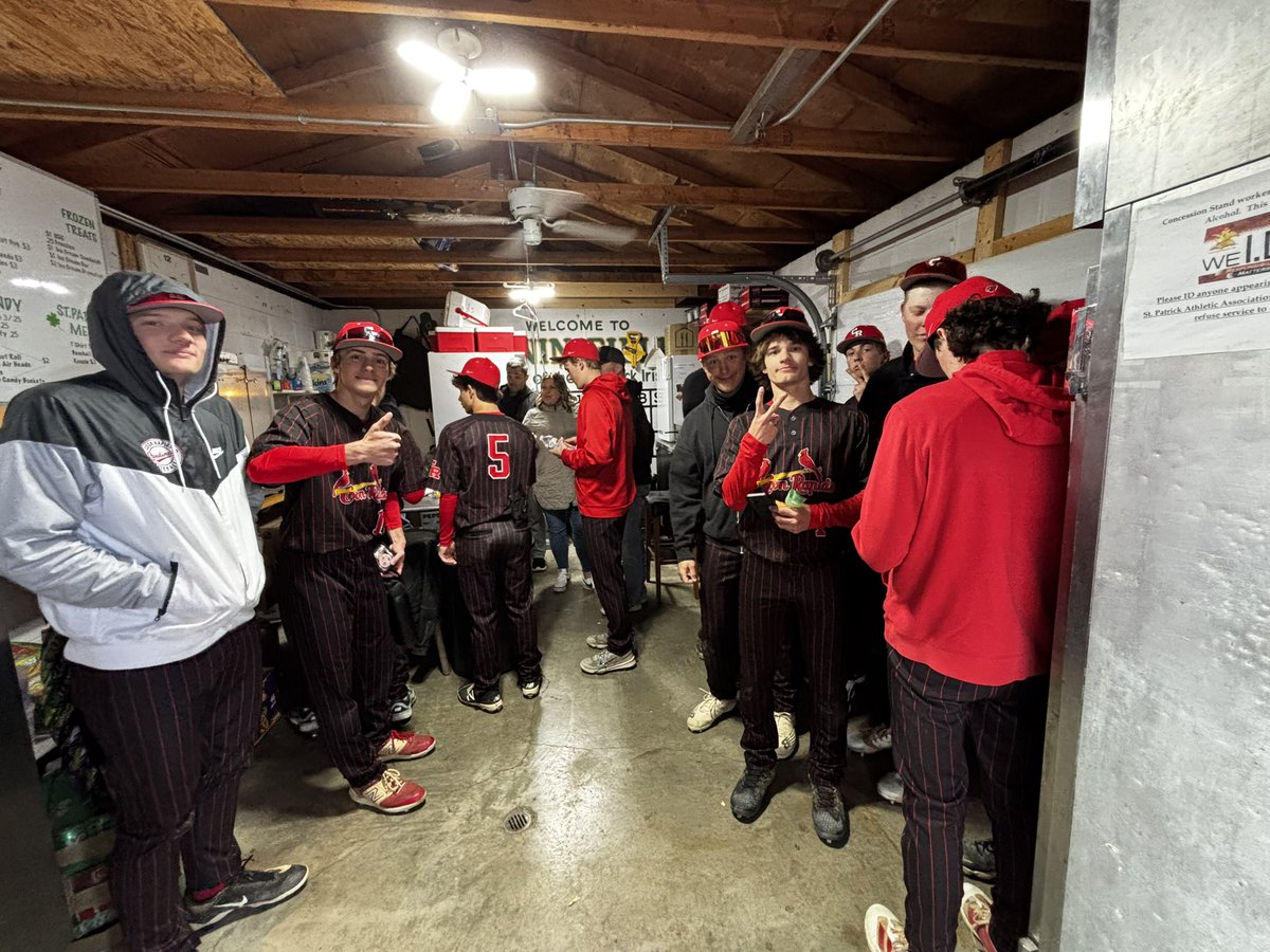 Coon Rapids Baseball (@baseballcrhs) on Twitter photo Lightning delay here down at St Patrick. We have been sequestered to the concession stand <a href="/StPatrickIrish/">St. Patrick Irish</a> #TeamBonding Lightning delay here down at St Patrick. We have been sequestered to the concession stand <a href="/StPatrickIrish/">St. Patrick Irish</a> #TeamBonding
