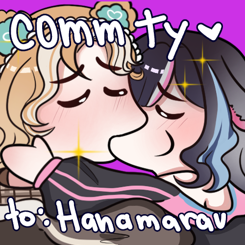 ✨Thank you for your request! 😳
✨HanamarouVtuber's YCH Kissu

#VGenComm  #VGen