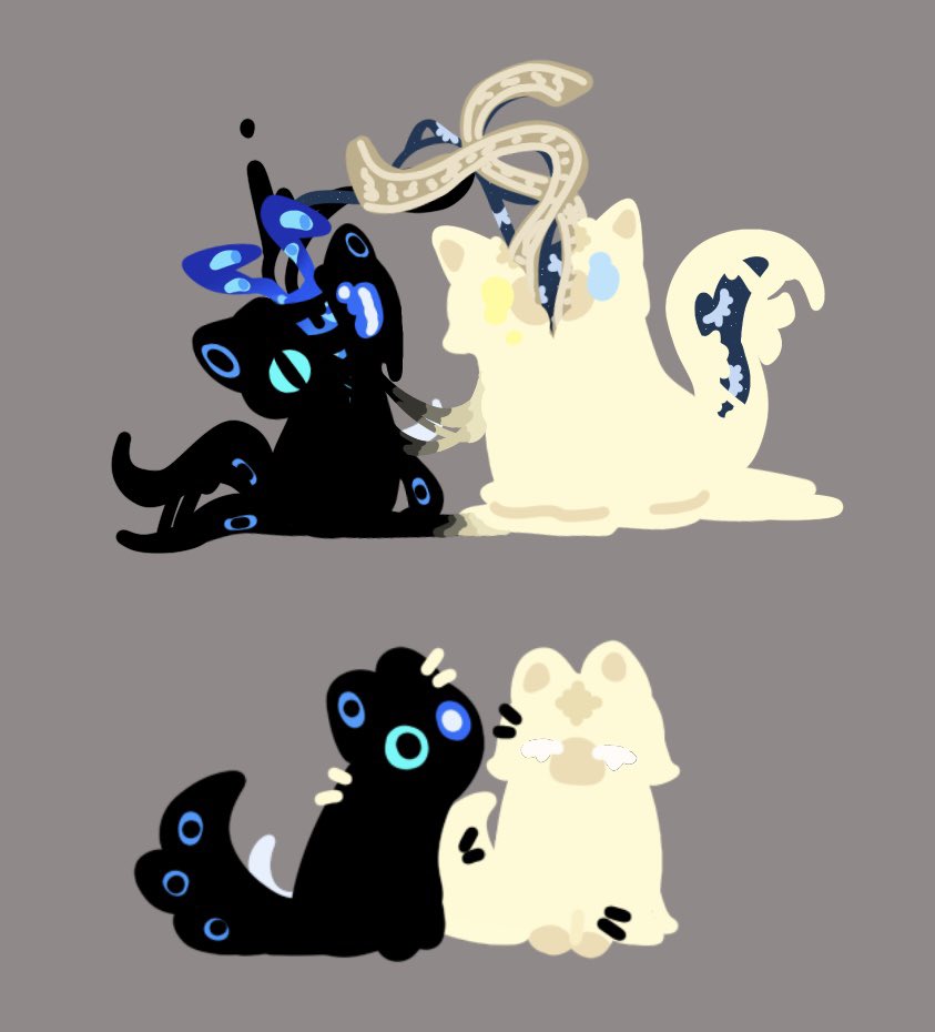 nomricecake's tweet photo. #shadowvanilla cats(?) https://t.co/ANmsZvEpnf