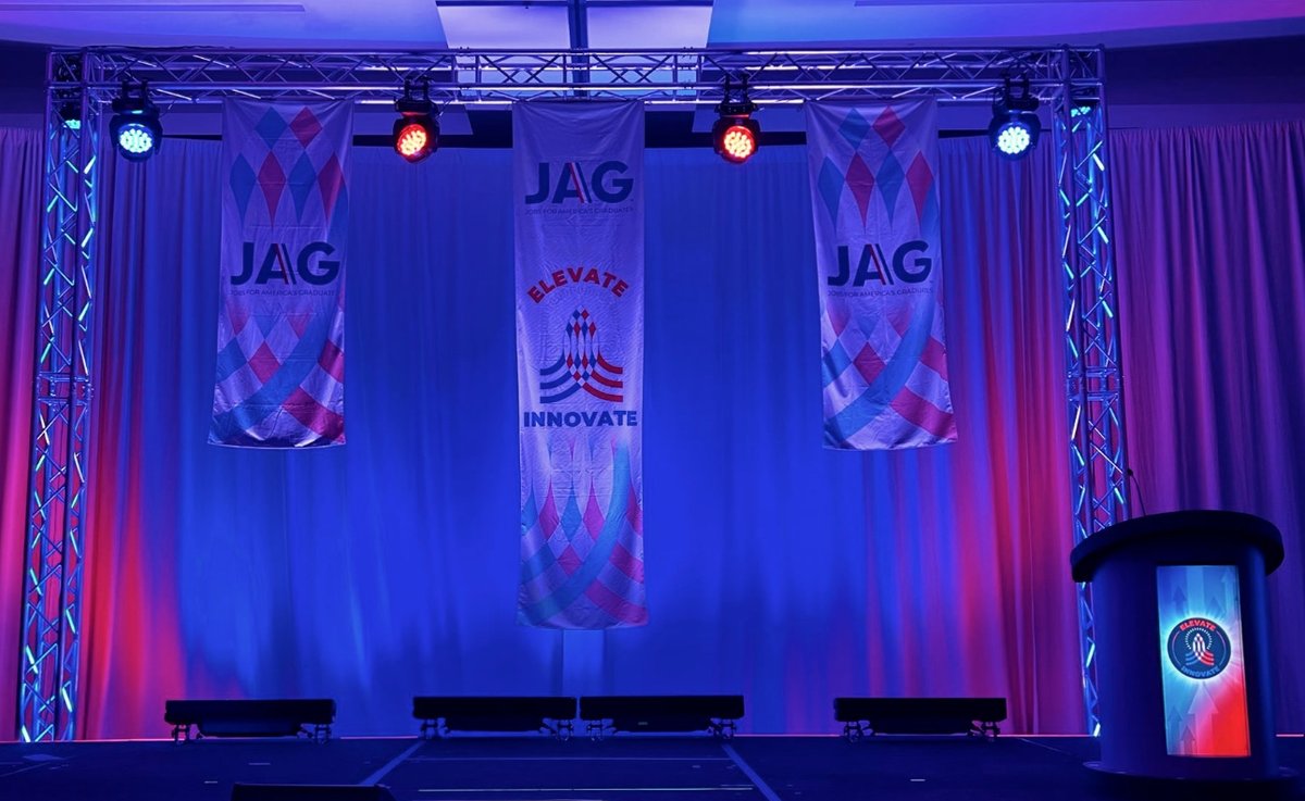 thinkcybis's tweet image. The energy at was electric at this year’s @JAGnational  NCDC as members rose to the challenge to #ElevateAndInnovate! From custom banners and motion graphics, to lighting and staging, Cybis was proud to play a role in empowering these future leaders!

#thinkcybis #JAGNCDC