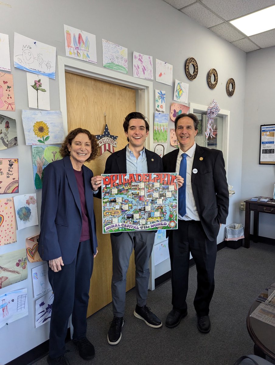 Honored to welcome State Rep. Joe Hohenstein and Jane Golden, Executive Director of Mural Arts Philadelphia , to our Parkwood office. We talked about the impact of public art as a way to show care for a neighborhood.