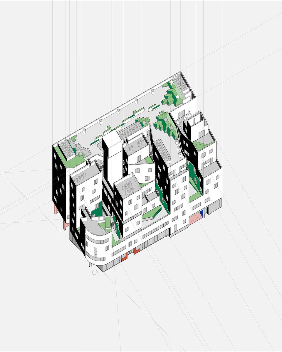 MaltzanArch's tweet image. 1600 Wilshire’s design strategy fragments the building mass to maximize light, air, and green space. The 85-unit mixed-use development is designed to enhance Los Angeles' Westlake neighborhood through architectural intervention.
mmaltzan.com/projects/1600-…
#ArchitecturalDesign…